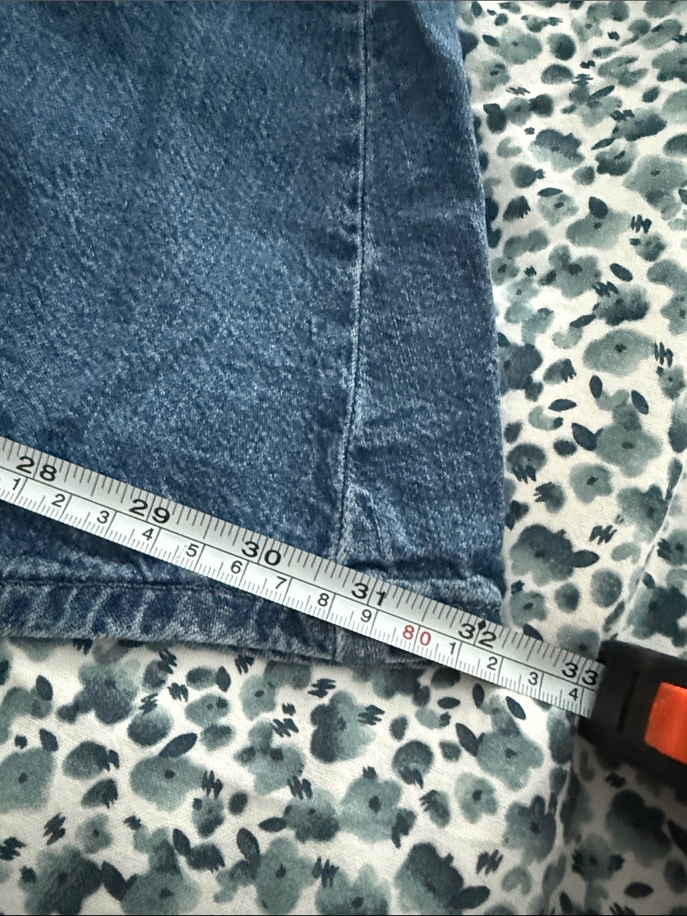 Levi's Blue Button-Front Denim Skirt - Picture 6 of 8